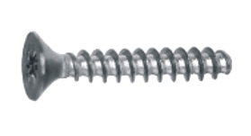 25 pcs PT-screws countersunk A2 4,0X12 TORX