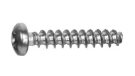 25 pcs PT-screws pan head A2 4,0X10 TORX