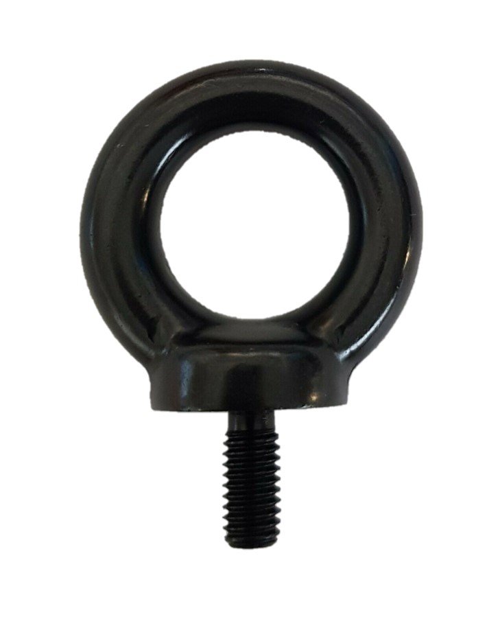 1 pc Lifting Eye bolt DIN 580 stainless steel A2 forged M10 BLACK
