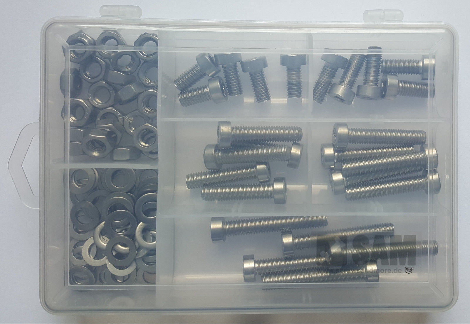 M8 Zylinderkopfschrauben Setbox 100 Teile ISO 14580 A2