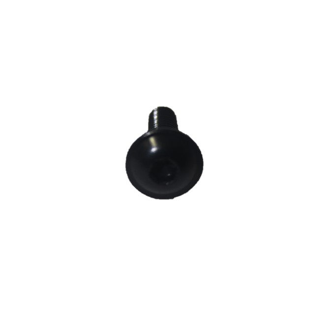5 pcs button head screws ISO 7380-2 aluminium high-tensile 7075 M5X16 FLANGE BLACK