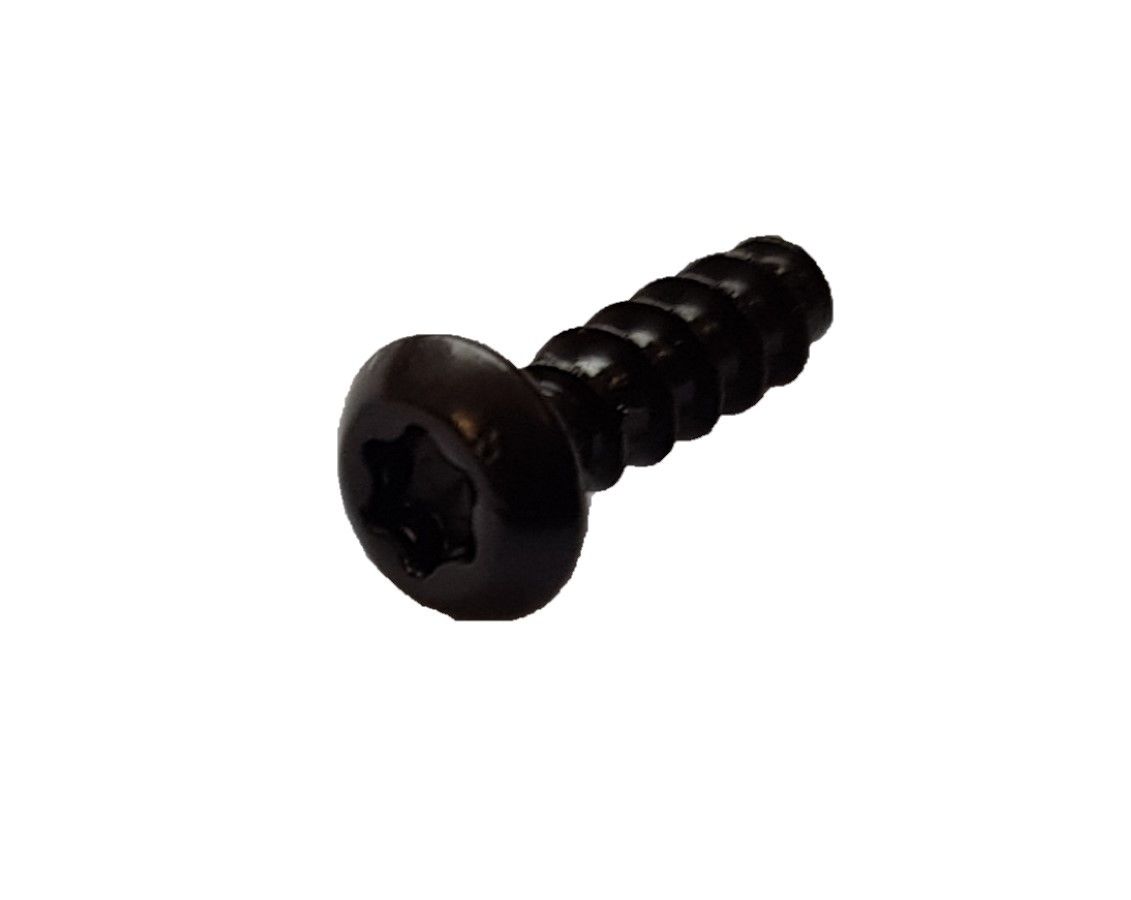 25 pcs PT-screws pan head A2 2,0X10 TORX BLACK
