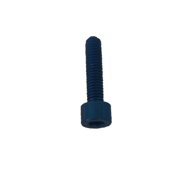 5 pcs socket cap screws DIN 912 aluminium high-tensile 7075 M5X16 BLUE