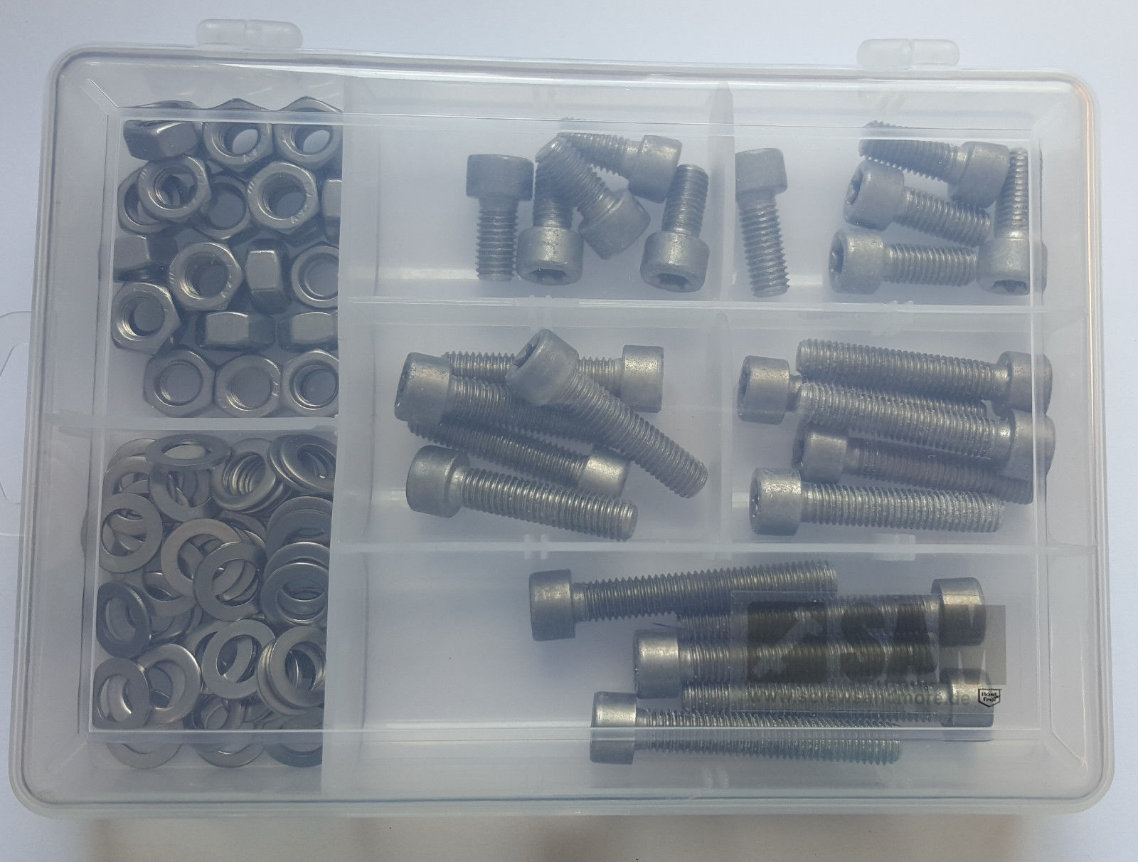 M8 Zylinderkopfschrauben Setbox 100 Teile ISO 14579 Edelstahl A2